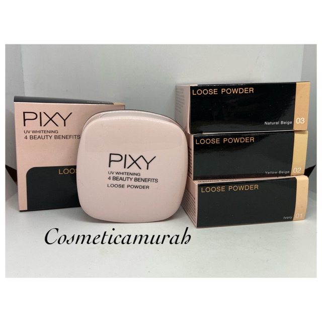 Terbaru / Pixy uv whitening loose powder // bedak tabur pixy terbaru