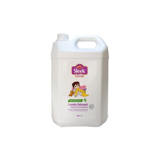 Castle - Sleek Baby Laundry Detergent 4Liter Galon - Deterjen Bayi