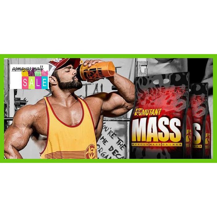 

Sentif- Susu Suplemen Penambah Berat Badan Mutant Mass 15Lbs Mutantmass Gainer - Coklat -Original.