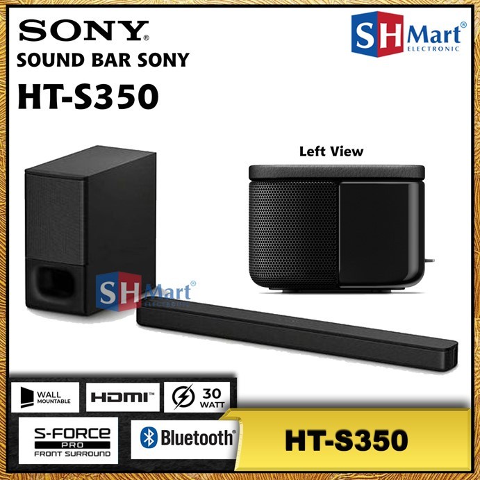 SONY SOUNDBAR HT-S350 BLUETOOTH WIRELESS SUBWOOFER 2.1 CH 320W (MEDAN)