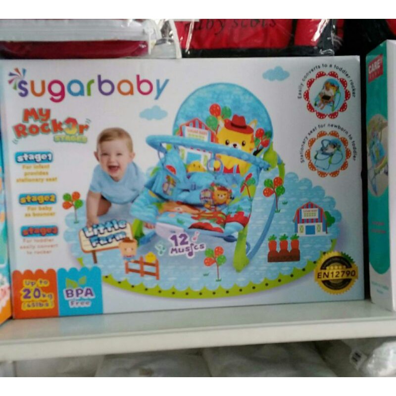 Boncer bayi sugar baby goyang My Rocker Boncer Bayi Goyang | tempat tidur dan santai bayi