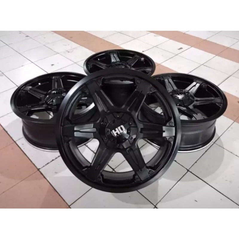 BAN MOBIL Velg Mobil Bekas HD SERIES Ring 20 lebar 8.5 pcd 5×114.3-127 Et 35 + Ban Baru Accelera phi