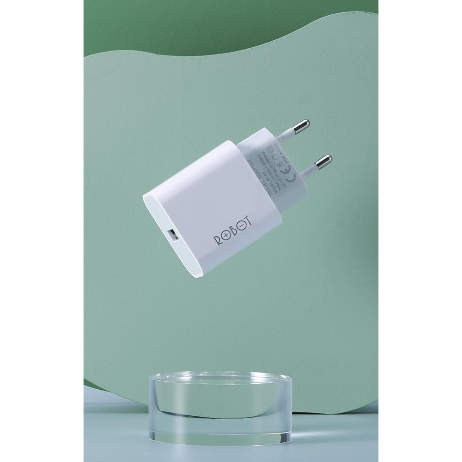 ( ECER ) Adapter Robot 2A RT-K8 Original Charger Kepala Fast Charging 10W support for Samsung Oppo Realme Vivo Xiaomi