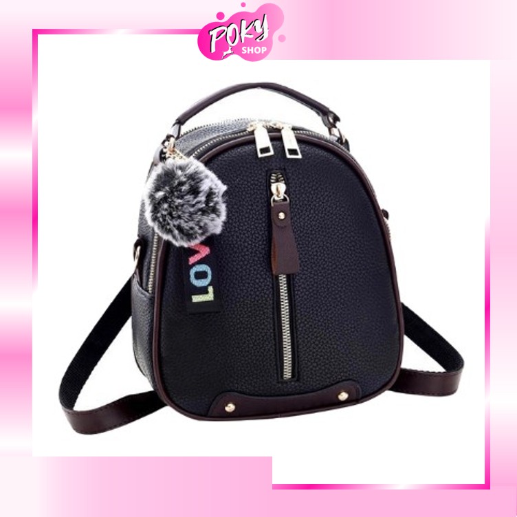 [LOKAL] POKY - TAS MILEA -Tas Ransel Backpack [Bisa Ransel Bisa Selempang] MORYMONY