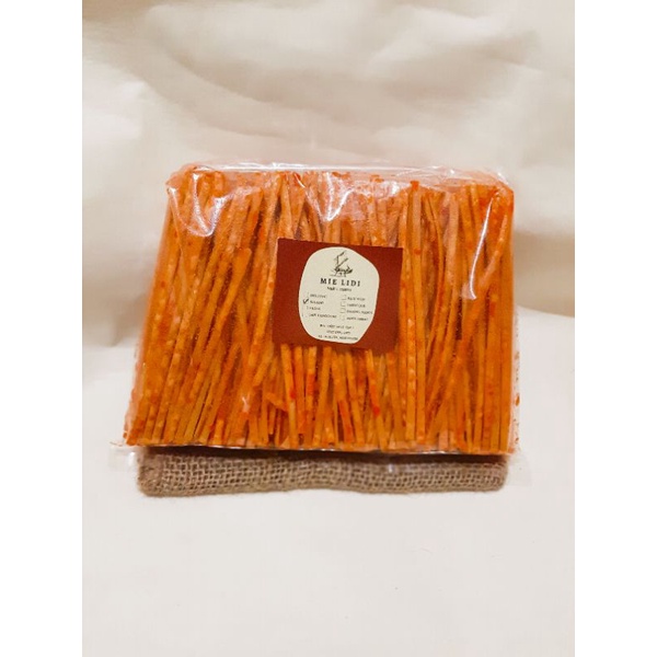 

Mie Lidi Kemasan 500 Gram