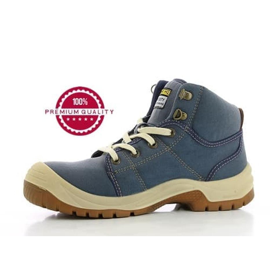 steel blue safety boots