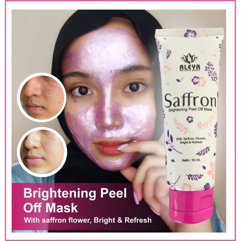 Masker saffron aleya Pell off