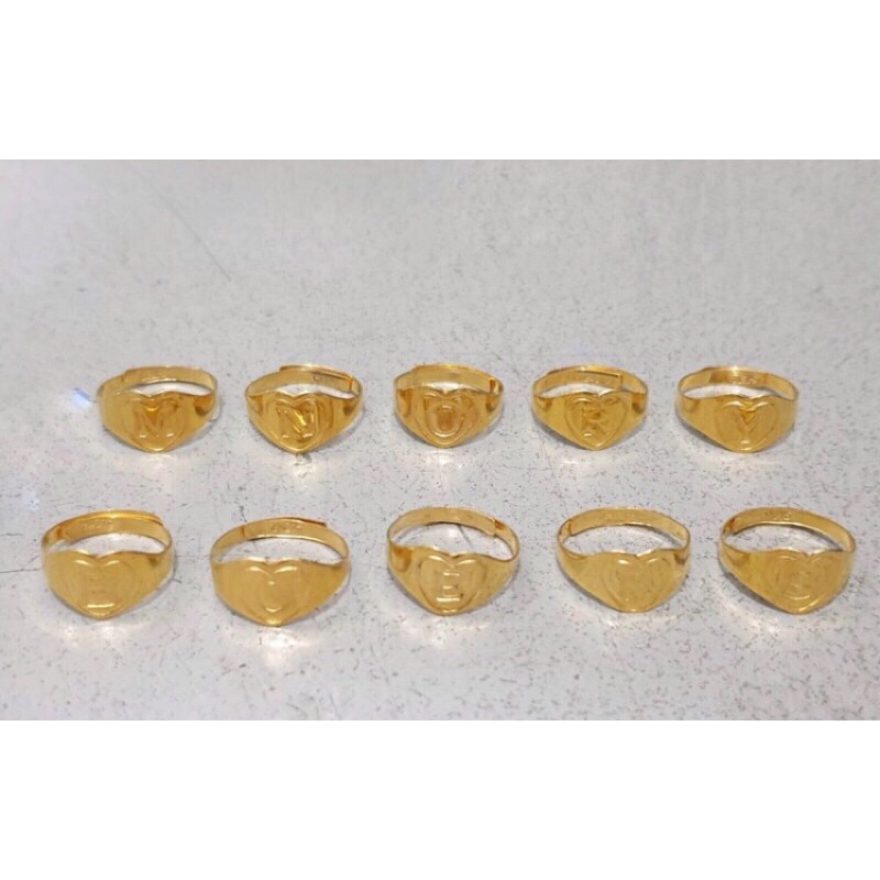CINCIN EMAS ASLI BAYI INISIAL HURUF