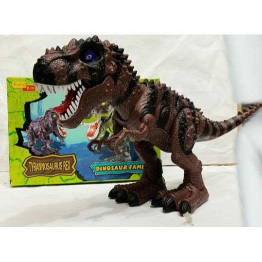 Mainan Anak Dinosaurus Baterai Tyrannosaurus Rex T-Rex Tyrex 6623