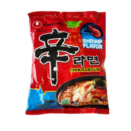 Shin Ramyun Shrimp Flavor Nongshim Mie Instan Korea