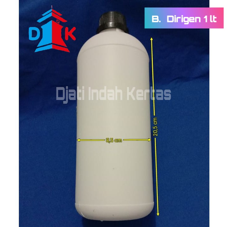 Murah Banget !!! Dirigen Bulat 1 liter / Dirijen Bulat 1000ml / botol 1 liter ( BARU )