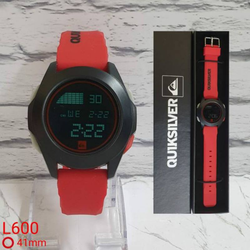 (Terima Cod)Jam Tangan Wanita/Pria Mini Quicksilver Digital Strap Rubber(Dikirim Jakarta)