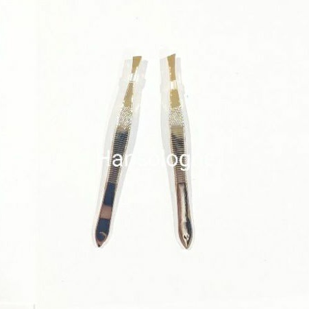 pinset miring tweezer Havalans stainless tebal