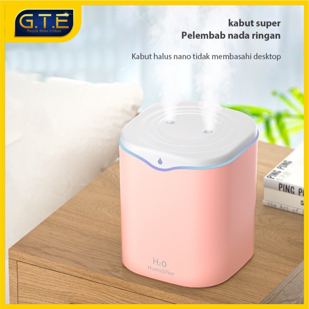 GTE | Humidifier diffuser Air Purifier Aromaterapy Essential oil Difuser 2000ML / Aromaterapi Essential oil Difuser Ruangan