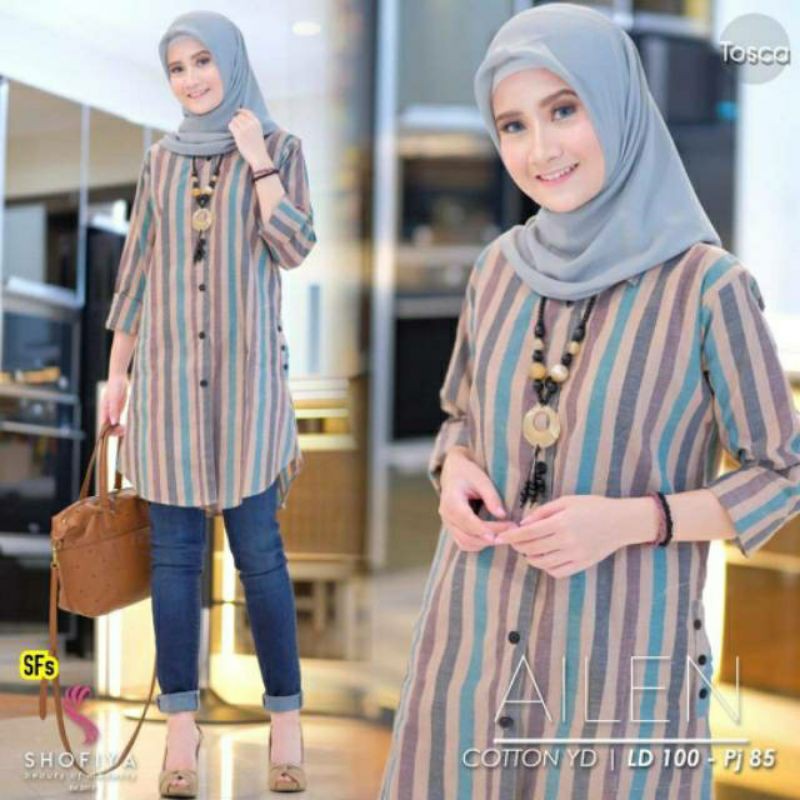 AILEN TUNIK SALUR SHOFIYA TERLARIS / RIETA TUNIK