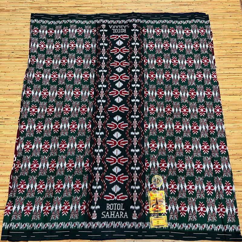 Sarung Tenun Goyor Original Printing Cap Botol Sahara Sarung Tenun Klasik Murah