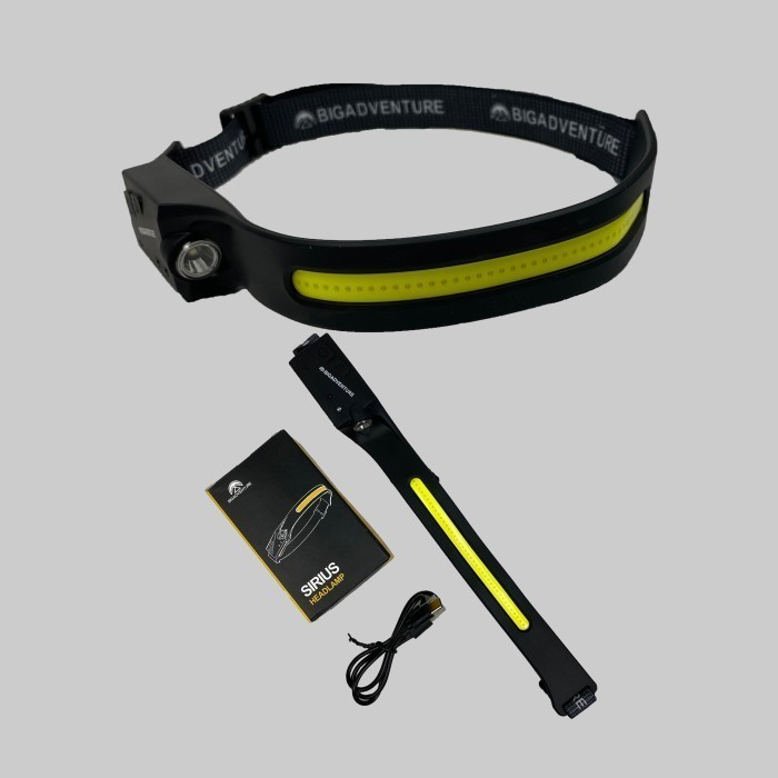 Headlamp Bigadventure Sirius Senter Kepala Outdoor Ultralight Camping