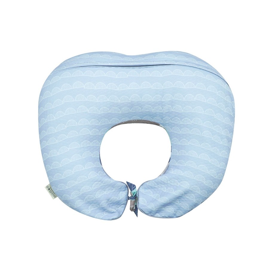 Vee &amp; Mee Nursing Pillow Bantal Menyusui Anti Bakteri + Free Bantal Lengan Rhino Series  - VMB 2010