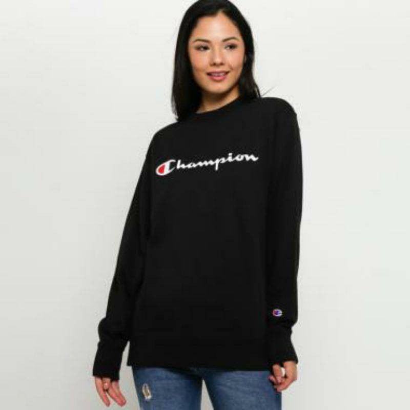 Crewneck Champion Script Premium Quality / Sweater Champion Terlaris