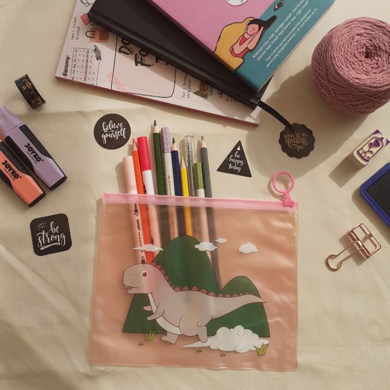 

[ DAISYSTORE ] Pensil case tempat pensil make up pouch