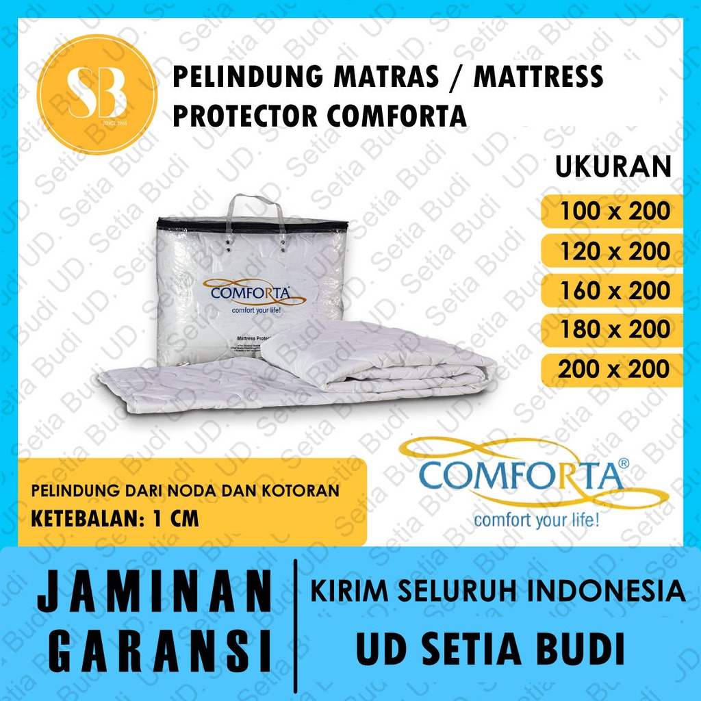 Matras Protector / Mattress Cover / Topper Comforta 200x200 180x200 160x200 120x200 100x200