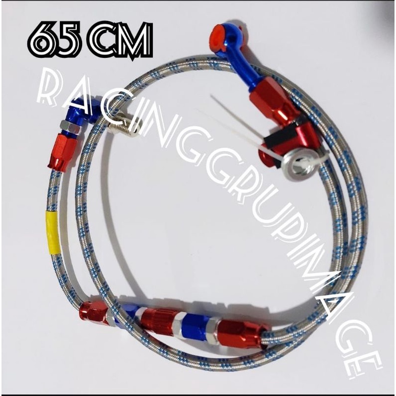 Selang Rem Belakang serat Psi / Kabel Rem Belakang Model Psi 65 Cm silver