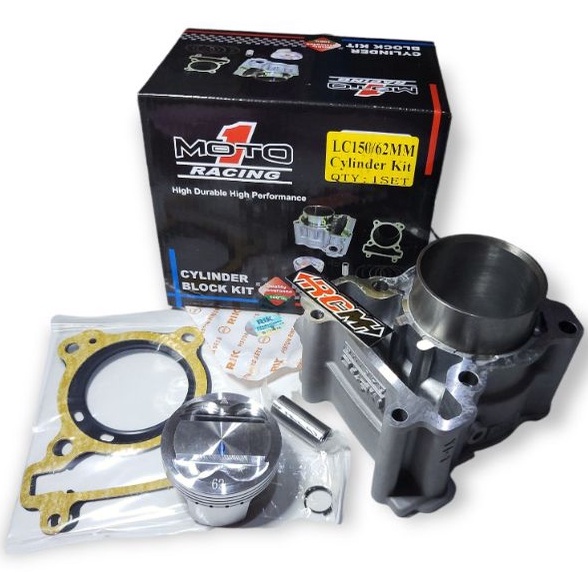 CILINDER SILINDER CYLINDER BLOK BLOCK KIT SET MA PISTON RING N PEN JUPITER MX NEW MX KING MXKING VIXION OVI NVL NVA DLL UK 62MM 62 MM MOTO1 MOTO 1