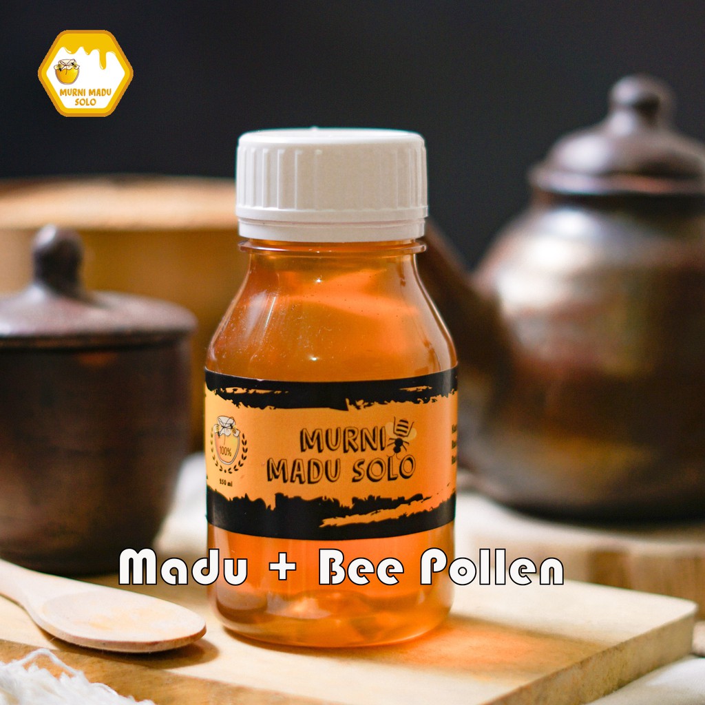 

Madu Plus Bee pollen 250ml - Madu Murni Plus Beepollen 250 ml