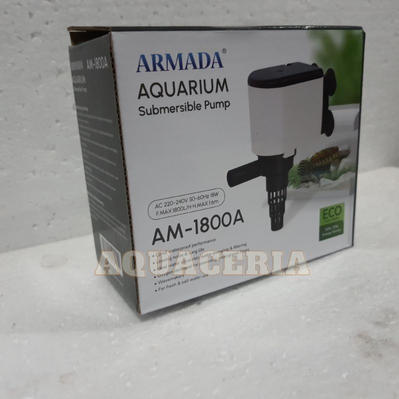 Meain Pompa Celup Aquarium ARMADA AM 1800 A Powerhead Aquarium 70 - 100Cm