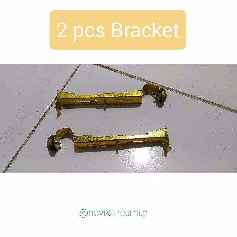 BATANG GAGANG GORDEN FULL SET FREE MAHKOTA DAN BRACKET UKURAN 50 75 CM 1 M 2 M GORDYN GAGANG GORDEN LENGKAP DENGAN MAHKOTA &amp; BRACKET