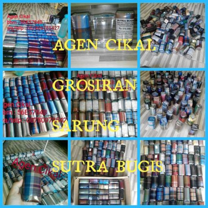 BEST SELLER  Sarung Tenun Sutera Bugis