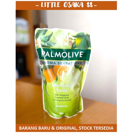 Sabun Mandi Refill Palmolive Aroma Sensation Sensual Morning Tonic Mineral 450 ml