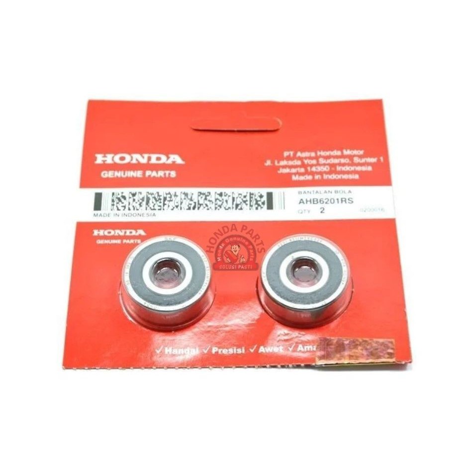 LAHER BEARING BALL (SET) DEPAN MATIK KARISMA REVO 100 110 BLADE FI SUPRA-X 125 HELM-IN FI AHB6201RS