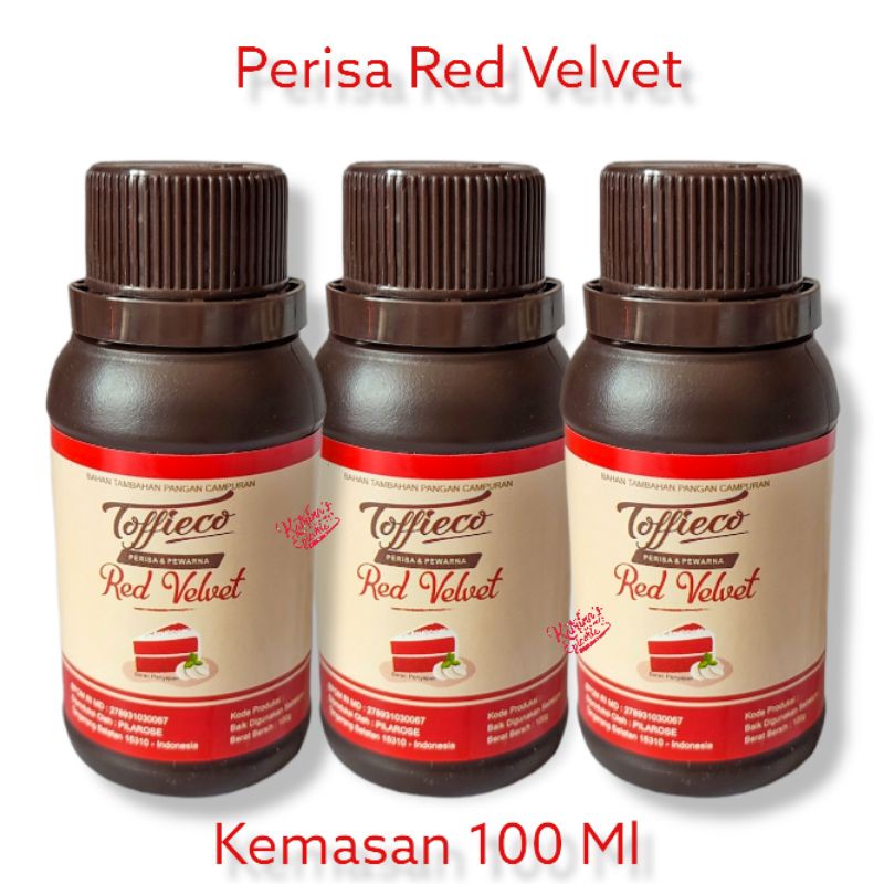 

Toffieco Red Velvet Perisa Dan Pewarna 100 Ml Food Grade