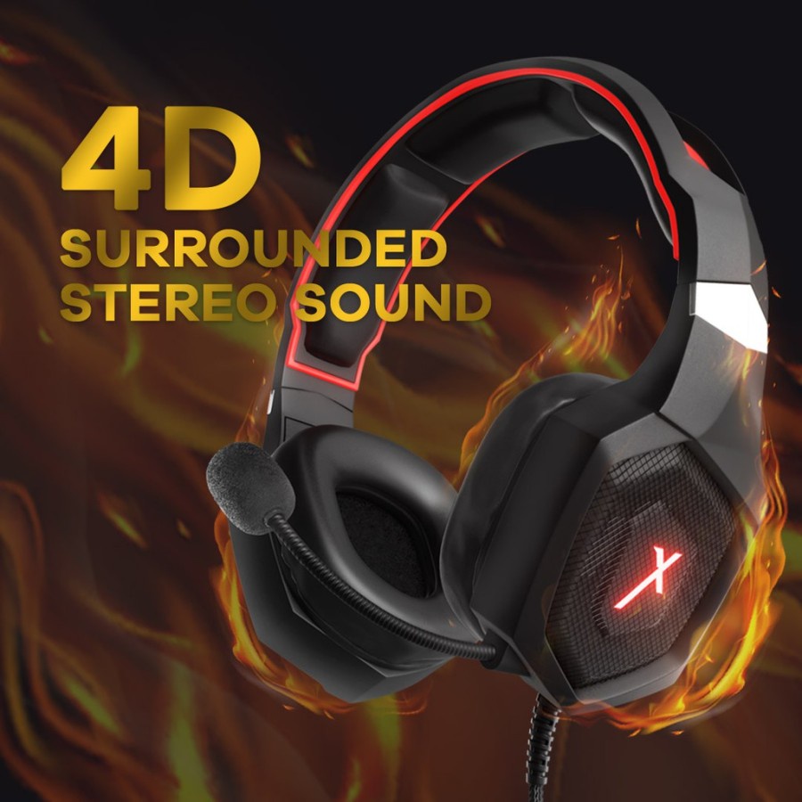 JETE X G1 Gaming Series Headset Gaming | Headphone Gaming Noise Cancelling JETEX G1  - Garansi 2 Tahun