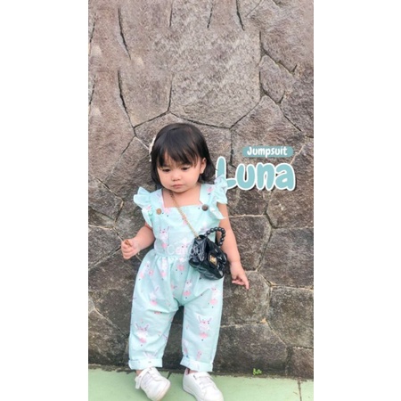 1-4 tahun LUNA JUMPSUIT ANAK LUCU BAHAN KATUN