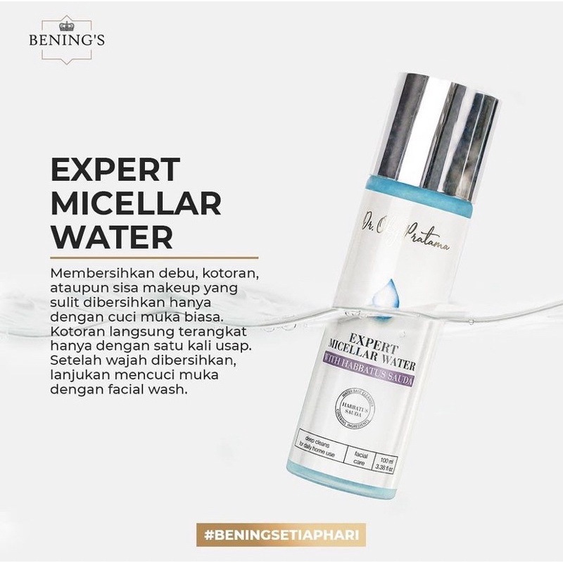 Micellar Water Skincare dr. Oky Pratama / Benings Clinic / Benings Skincare