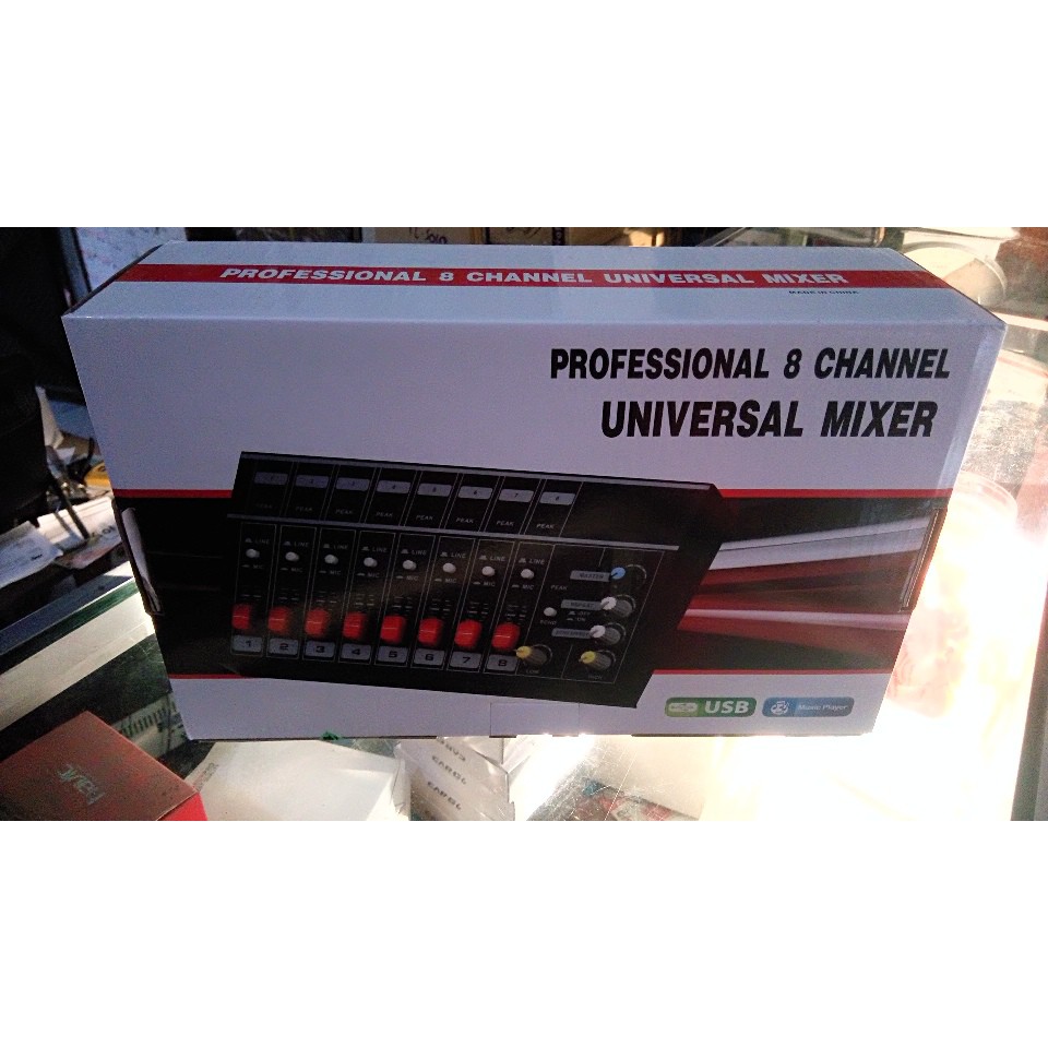 PROFESSIONAL MIXER 8CHANNEL LIVE UNIVERSAL FIRECLASS