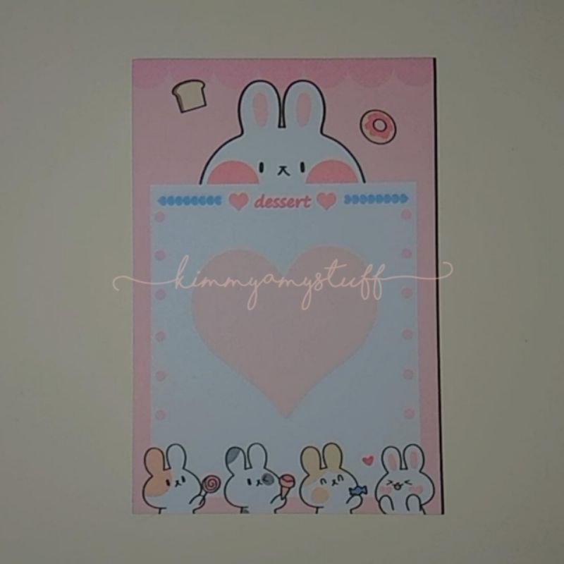 

Sticky Notes Kelinci Pink Untuk Jurnal Buku Catatan Motif Lucu 10 LEMBAR