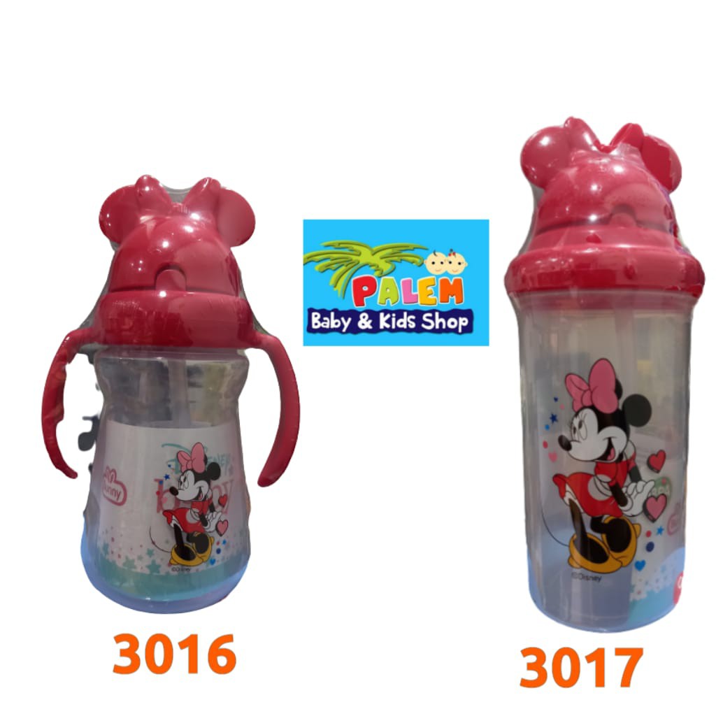 Lusty Bunny Botol Minum Bayi Dmm 3016/3017 Training Cup Flip Top Straw Disney