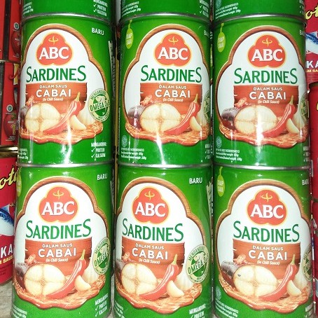 

ABC Sarden Saus Cabai Sardines Cabai ABC 425gr