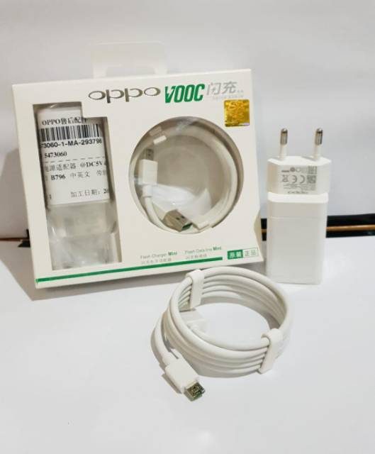 Charger OPPO VOOC 4A F9 Support VOOC FAST CHARHING MICRO USB ORIGINAL