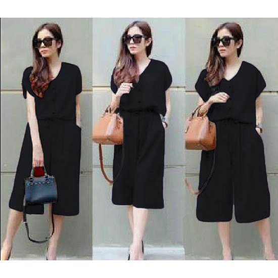 (COD) ImmoShop15 Jumpsuit Ester 2 Warna / Jumpsuit Wanita / Baju Setelan
