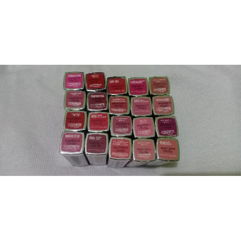 Maybelline Lipstick Powder Creamy Matte