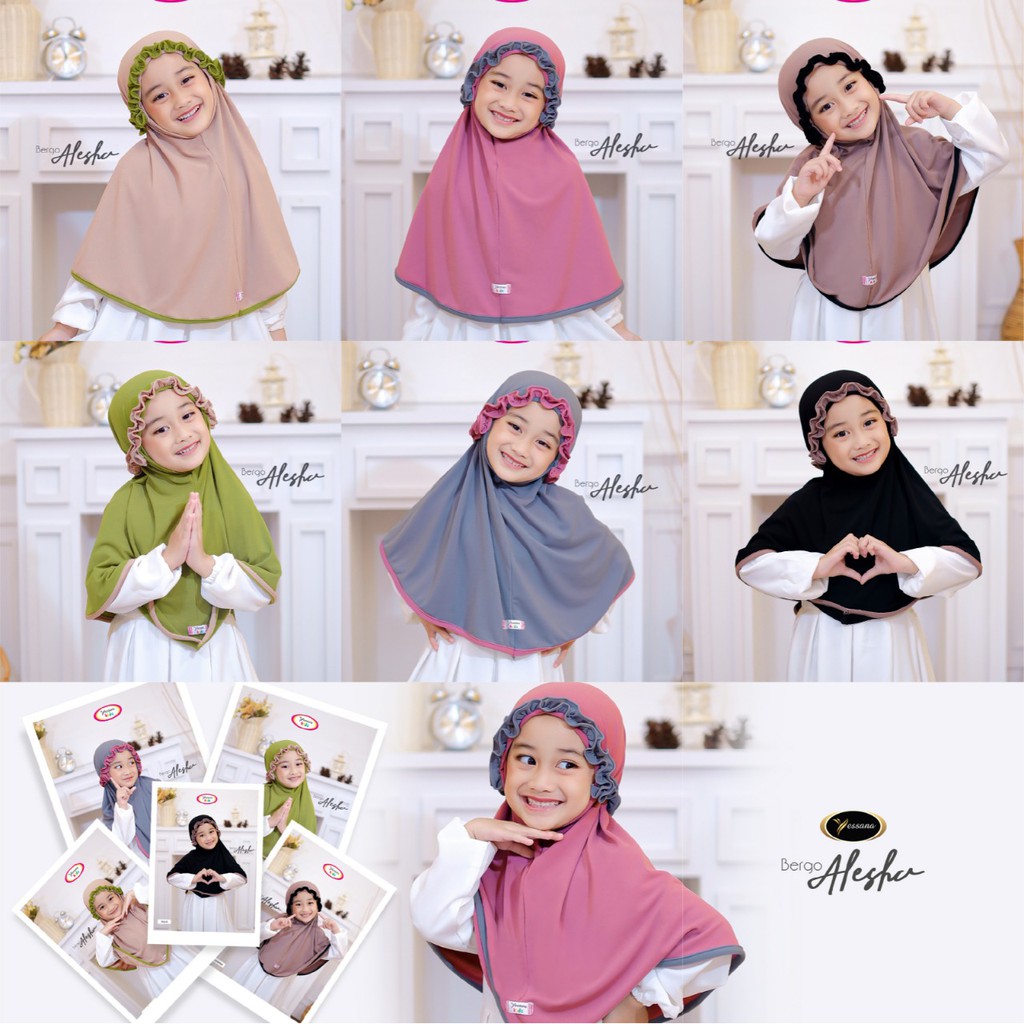 HIJAB ANAK / BERGO ALESHA BY YESSANA