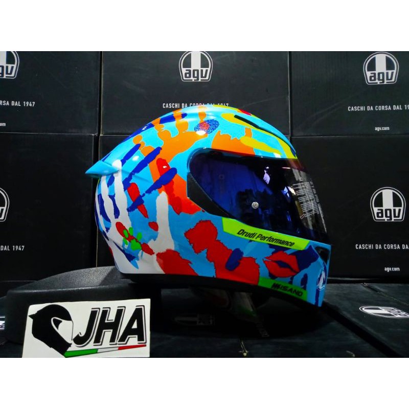 AGV K3 SV Rossi Misano Hands