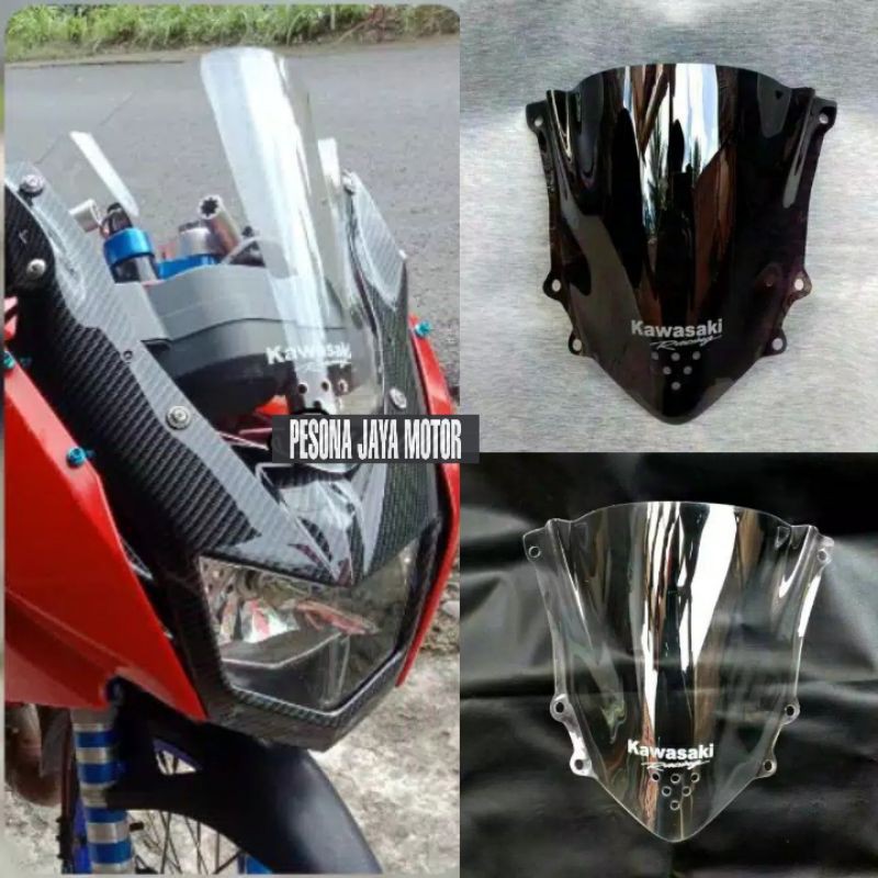 Visor Ninja 150 rr New Winshield Ninja 150 rr New Winsil Ninja 150 rr New   -  Mega_Racing