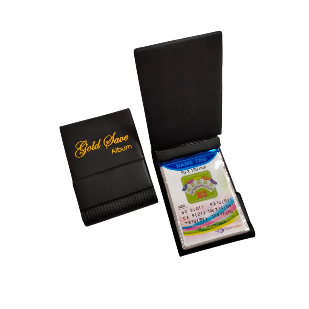 

ALBUM TEMPAT EMAS ANTAM BATANG ISI 20 LBR GOLD SAVE CASE