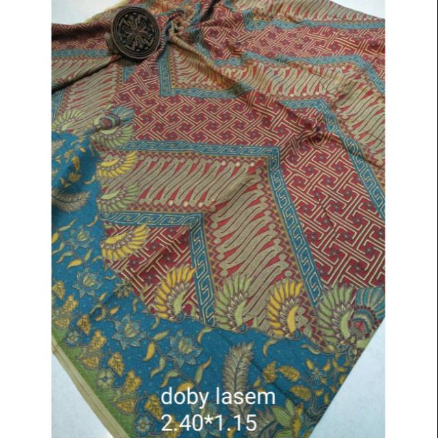 Batik Print Bahan Doby Lasem