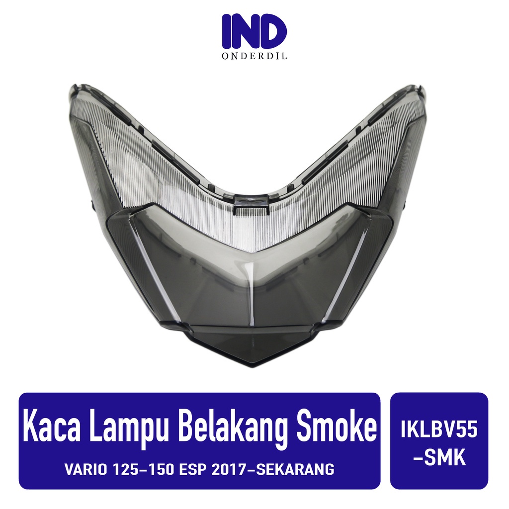 Mika Kaca Lampu-Lensa Stop Reflektor Rem Belakang Smoke Vario 125-150 eSP LED K60-K59 2015-2016-2017